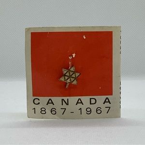 Vintage Canada 1967 Centennial of Canadian Confederation Lapel Pin